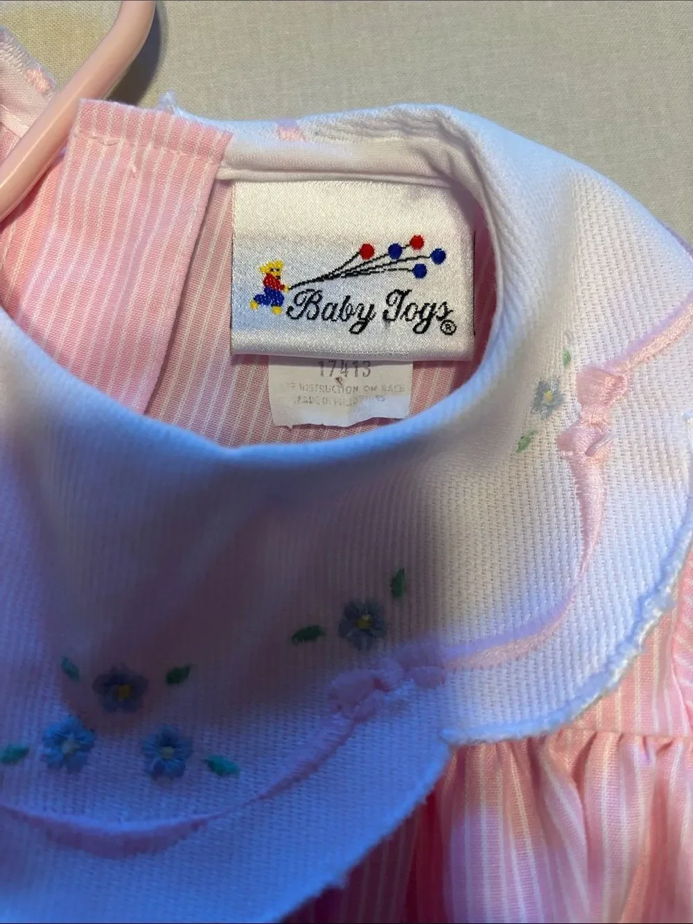 VINTAGE BABY TOGS GIRLS ROMPER